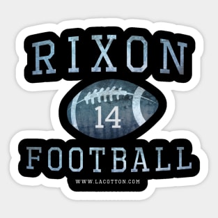 #14 Rixon Football Sticker